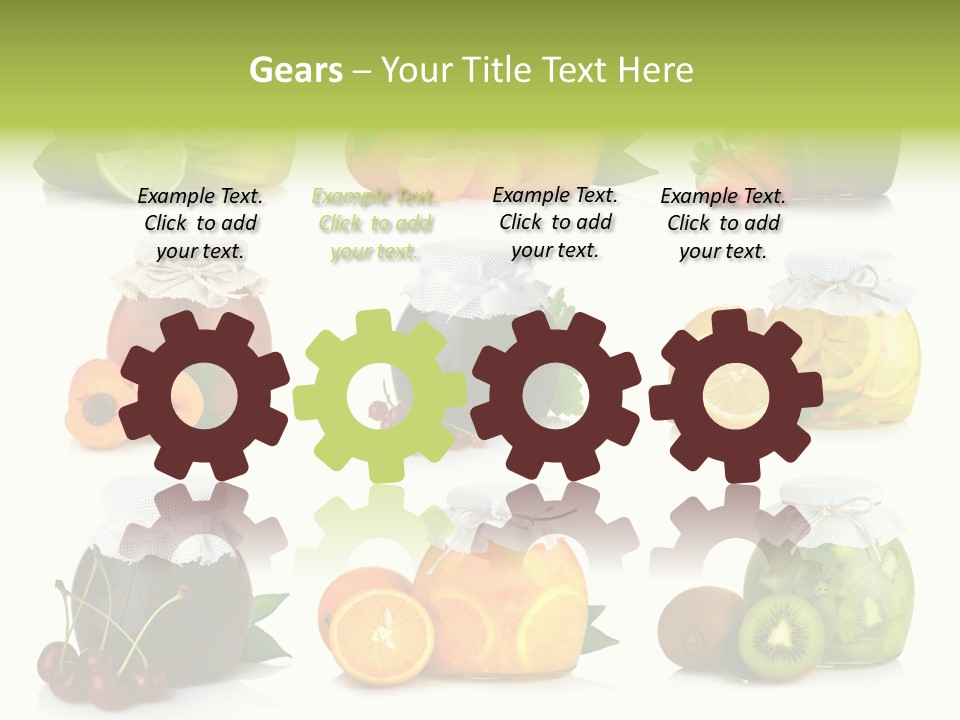 Strawberry Healthy Gourmet PowerPoint Template