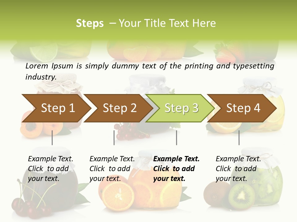 Strawberry Healthy Gourmet PowerPoint Template