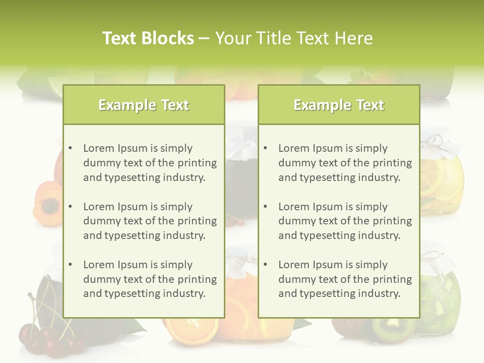 Strawberry Healthy Gourmet PowerPoint Template