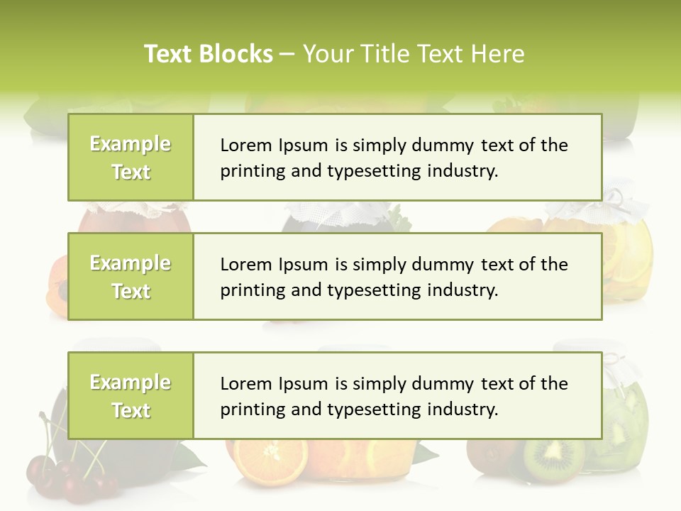 Strawberry Healthy Gourmet PowerPoint Template