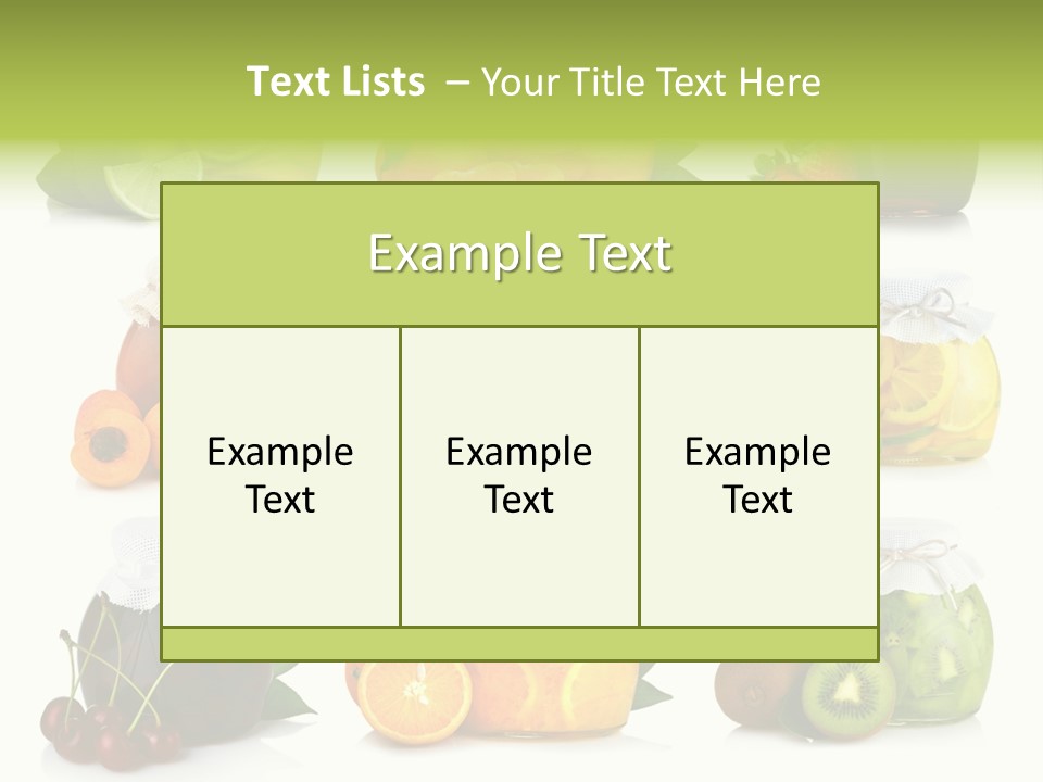 Strawberry Healthy Gourmet PowerPoint Template