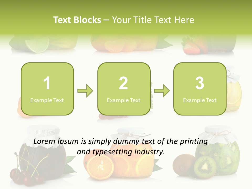 Strawberry Healthy Gourmet PowerPoint Template