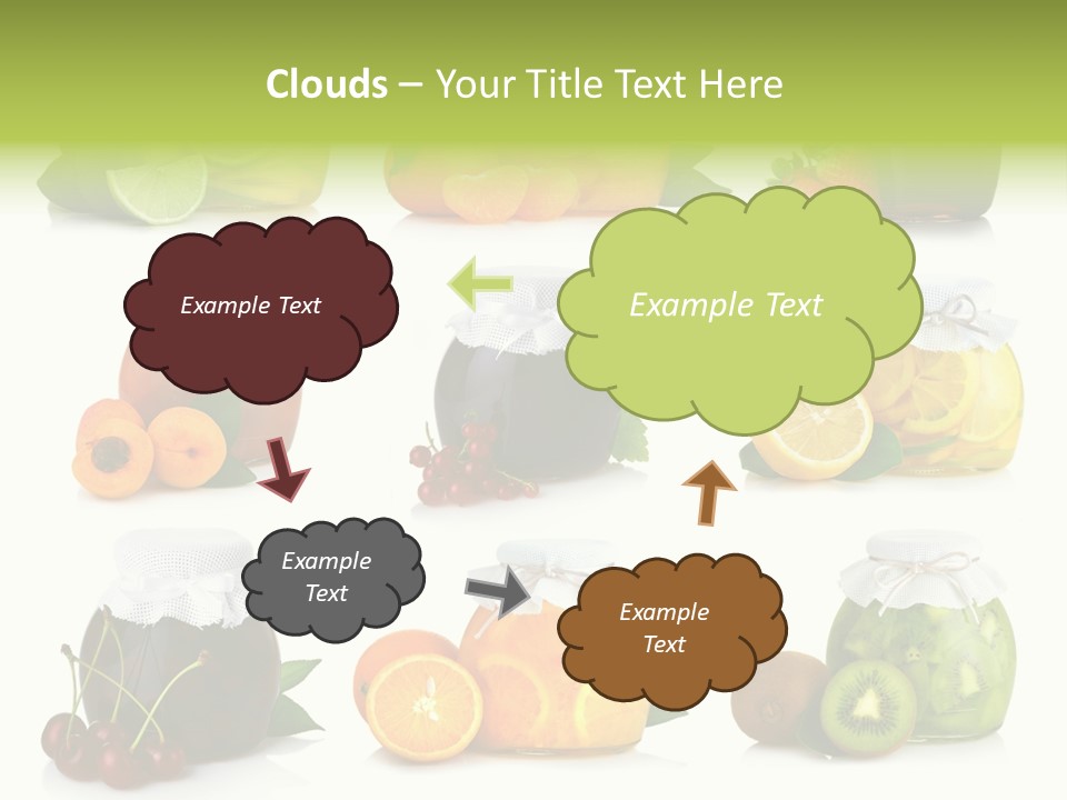 Strawberry Healthy Gourmet PowerPoint Template