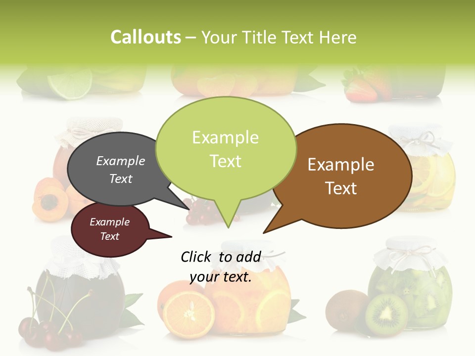 Strawberry Healthy Gourmet PowerPoint Template