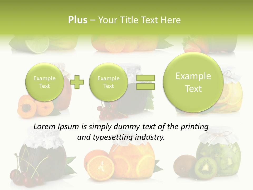 Strawberry Healthy Gourmet PowerPoint Template