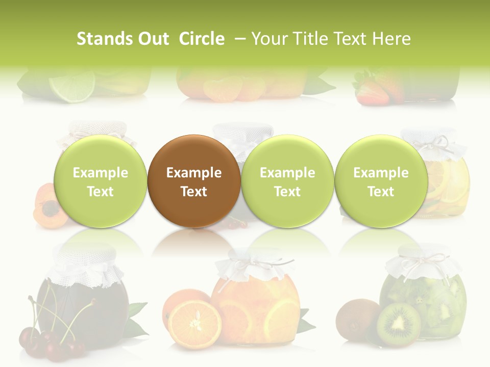 Strawberry Healthy Gourmet PowerPoint Template