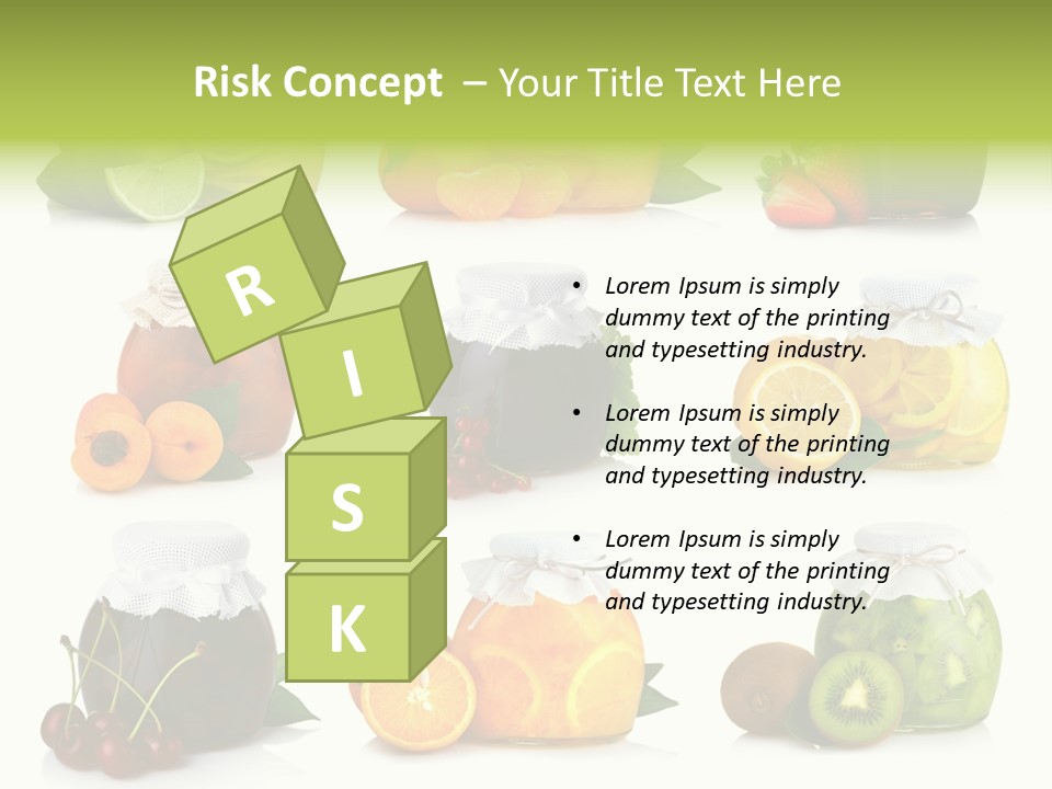 Strawberry Healthy Gourmet PowerPoint Template