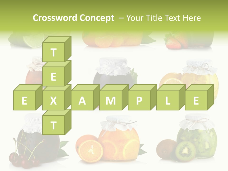 Strawberry Healthy Gourmet PowerPoint Template