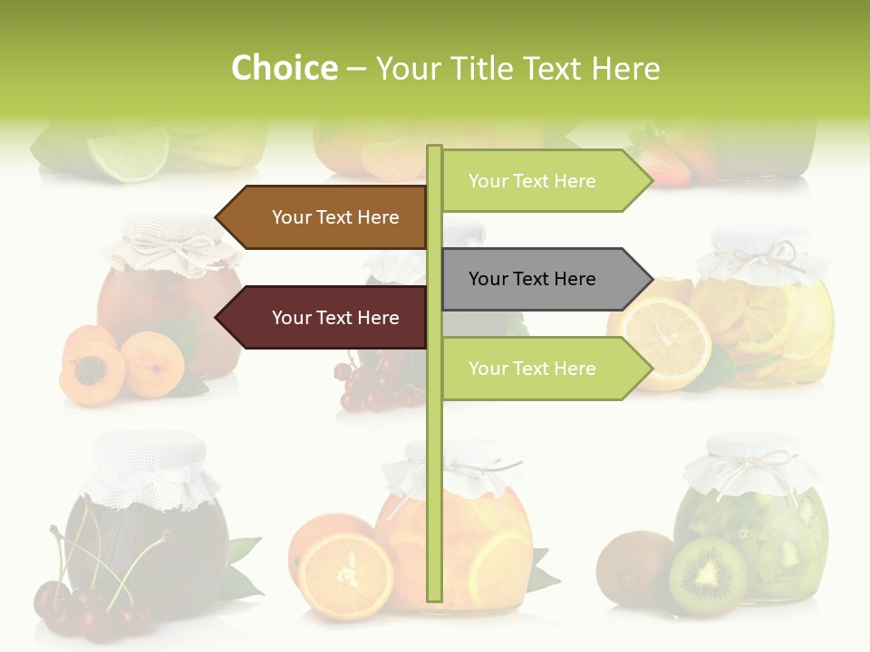 Strawberry Healthy Gourmet PowerPoint Template