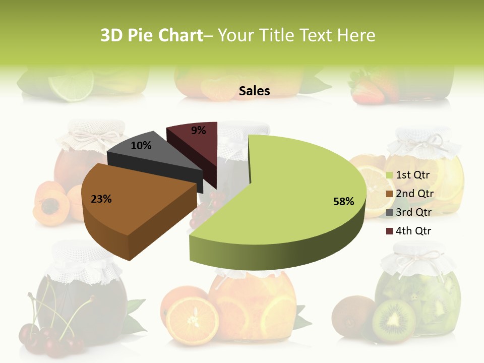 Strawberry Healthy Gourmet PowerPoint Template
