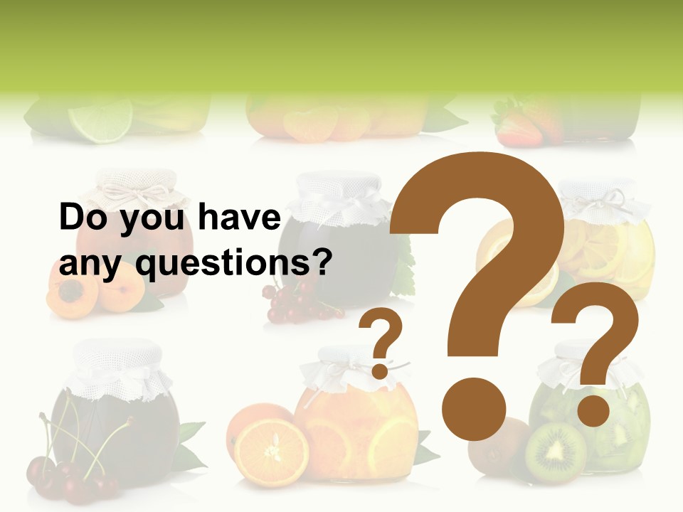 Strawberry Healthy Gourmet PowerPoint Template