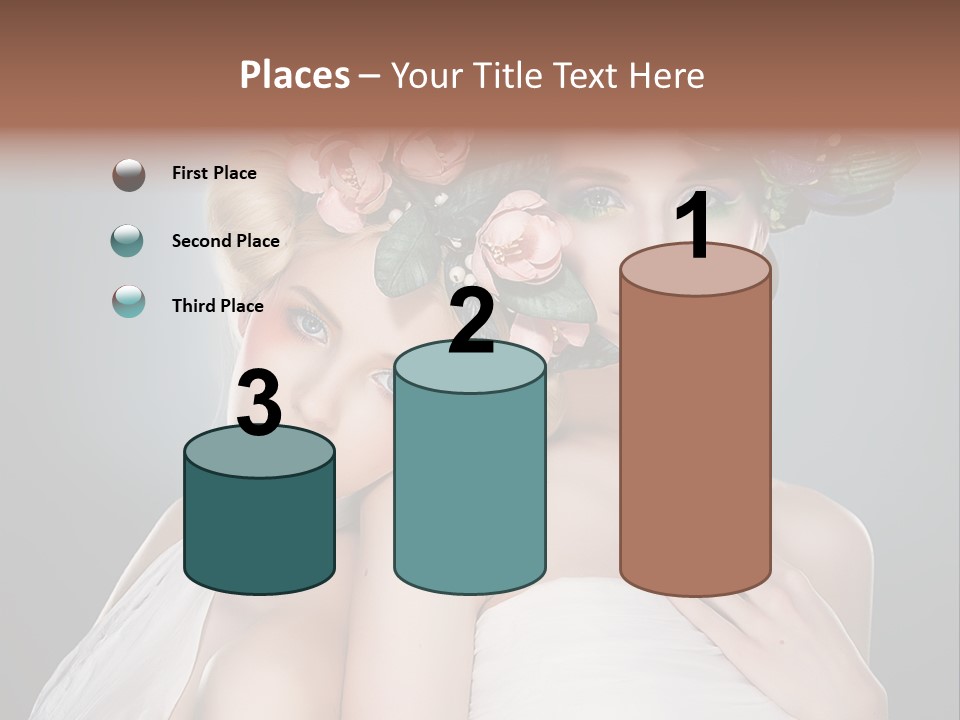 Tempting Coiffure Hairstyle PowerPoint Template