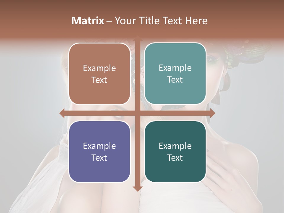 Tempting Coiffure Hairstyle PowerPoint Template