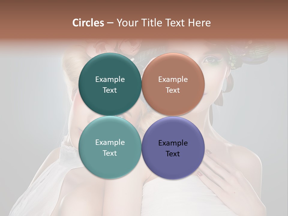 Tempting Coiffure Hairstyle PowerPoint Template