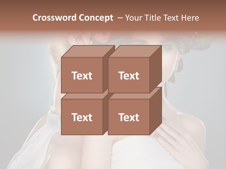 Tempting Coiffure Hairstyle PowerPoint Template