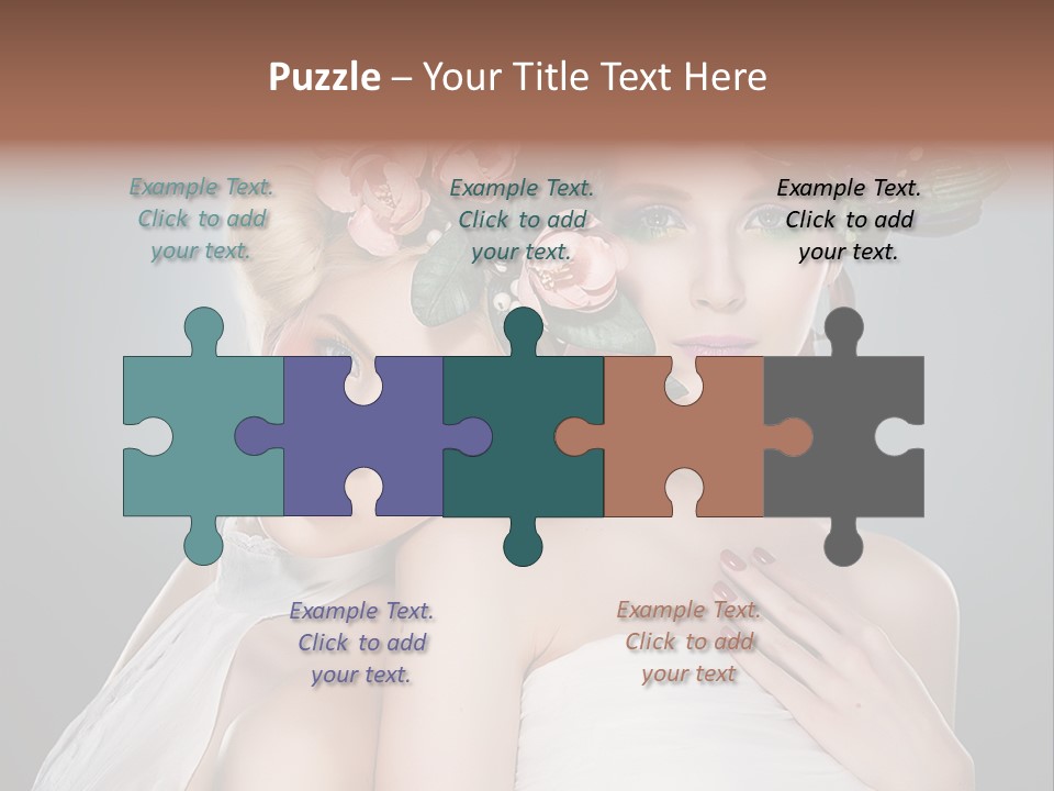 Tempting Coiffure Hairstyle PowerPoint Template