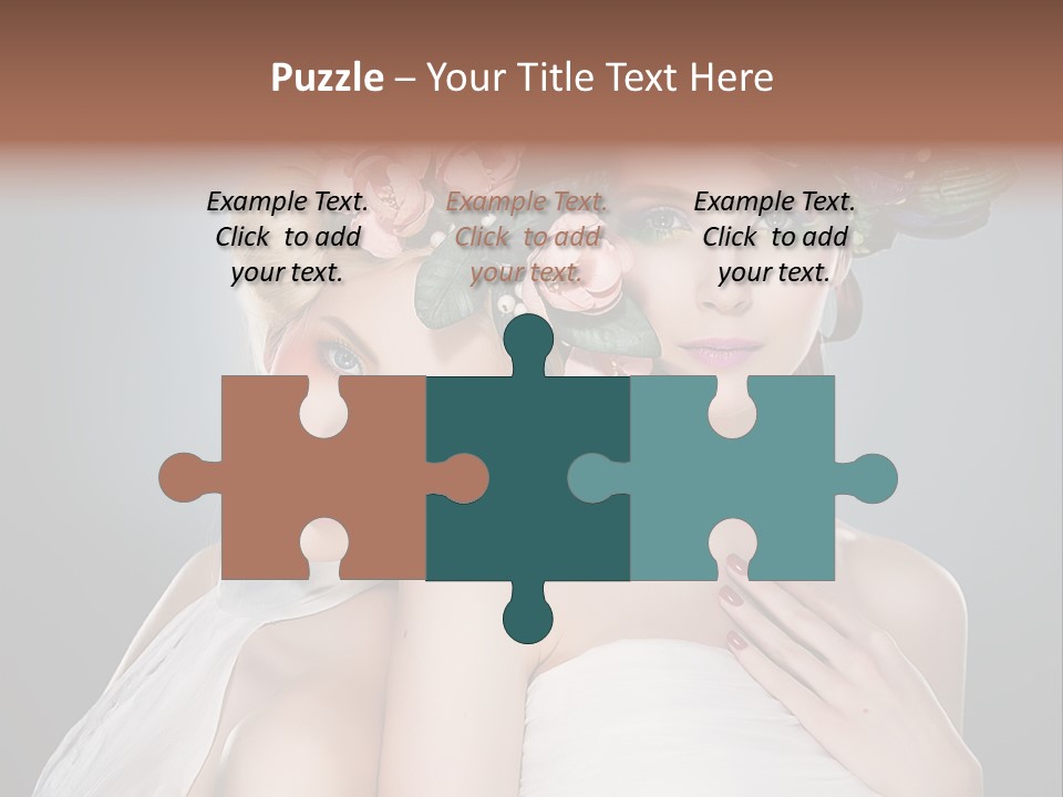 Tempting Coiffure Hairstyle PowerPoint Template