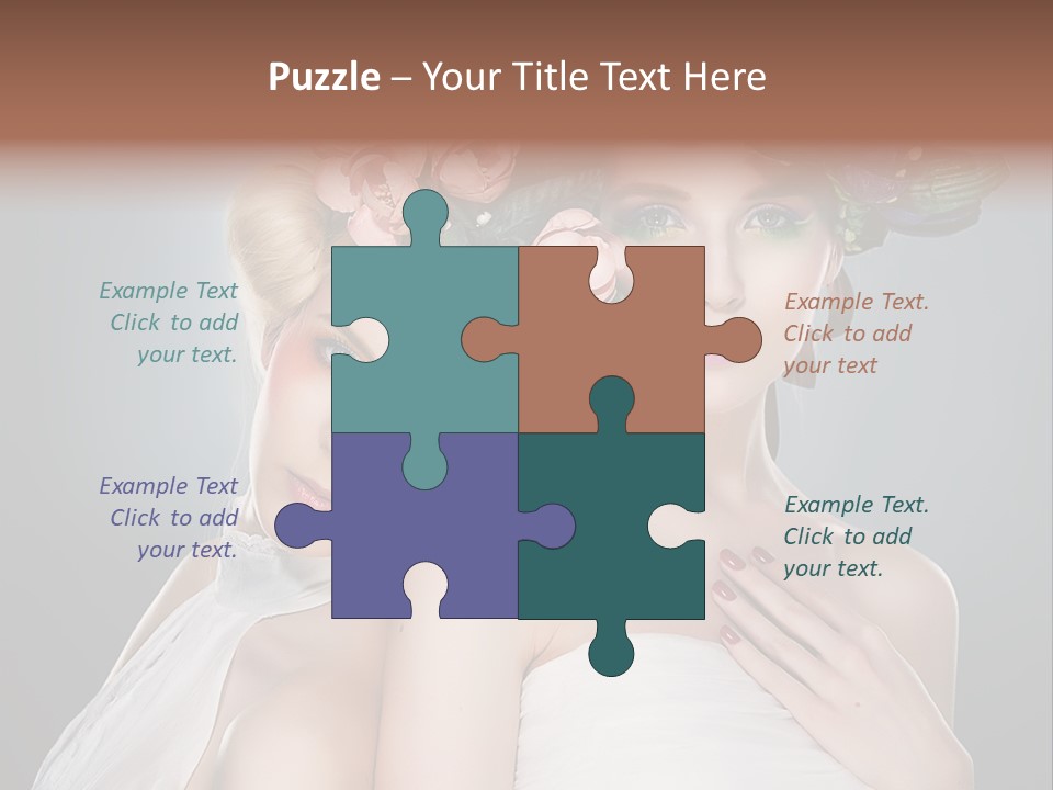 Tempting Coiffure Hairstyle PowerPoint Template