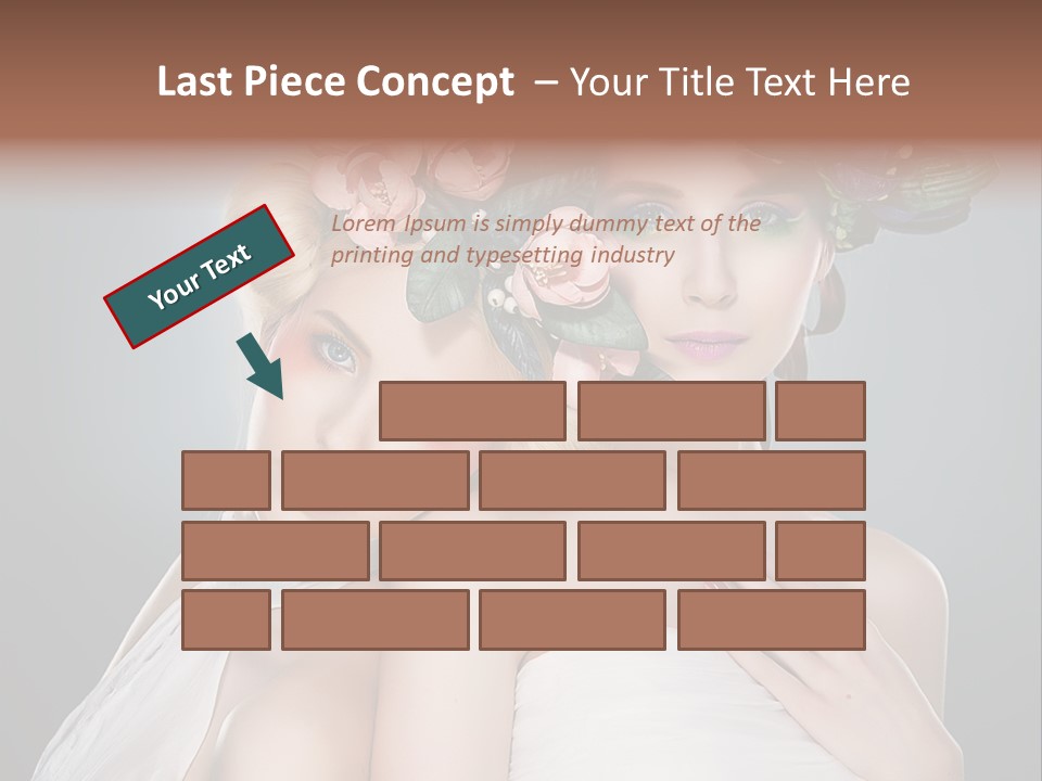 Tempting Coiffure Hairstyle PowerPoint Template