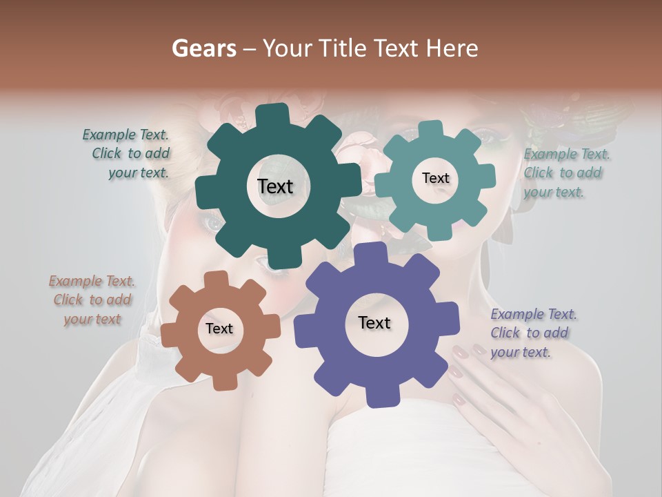 Tempting Coiffure Hairstyle PowerPoint Template