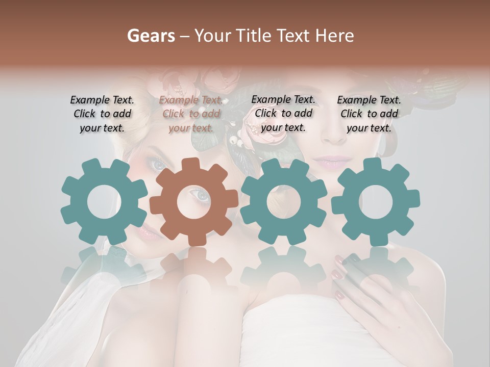 Tempting Coiffure Hairstyle PowerPoint Template