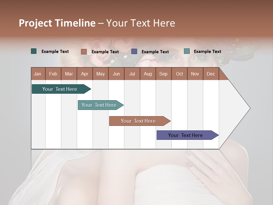 Tempting Coiffure Hairstyle PowerPoint Template