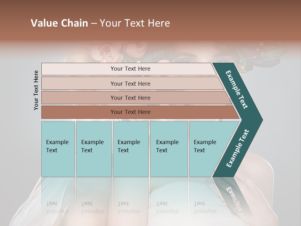 Tempting Coiffure Hairstyle PowerPoint Template