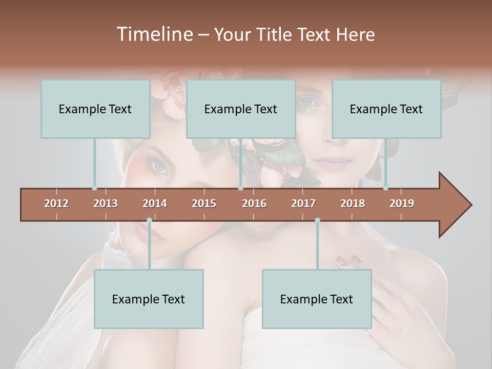Tempting Coiffure Hairstyle PowerPoint Template