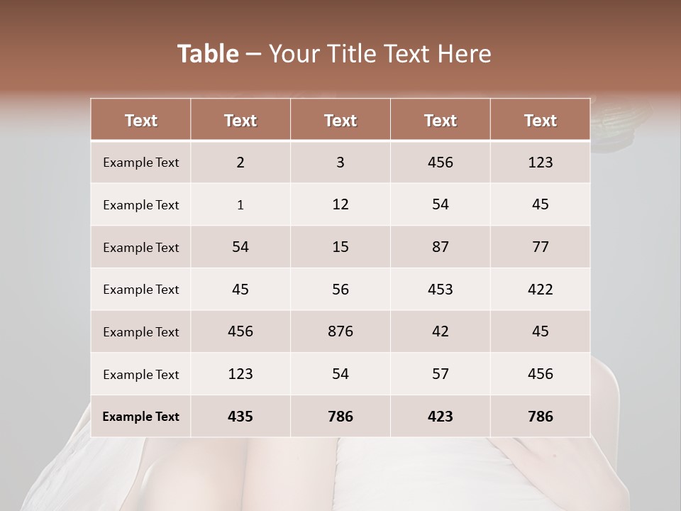 Tempting Coiffure Hairstyle PowerPoint Template
