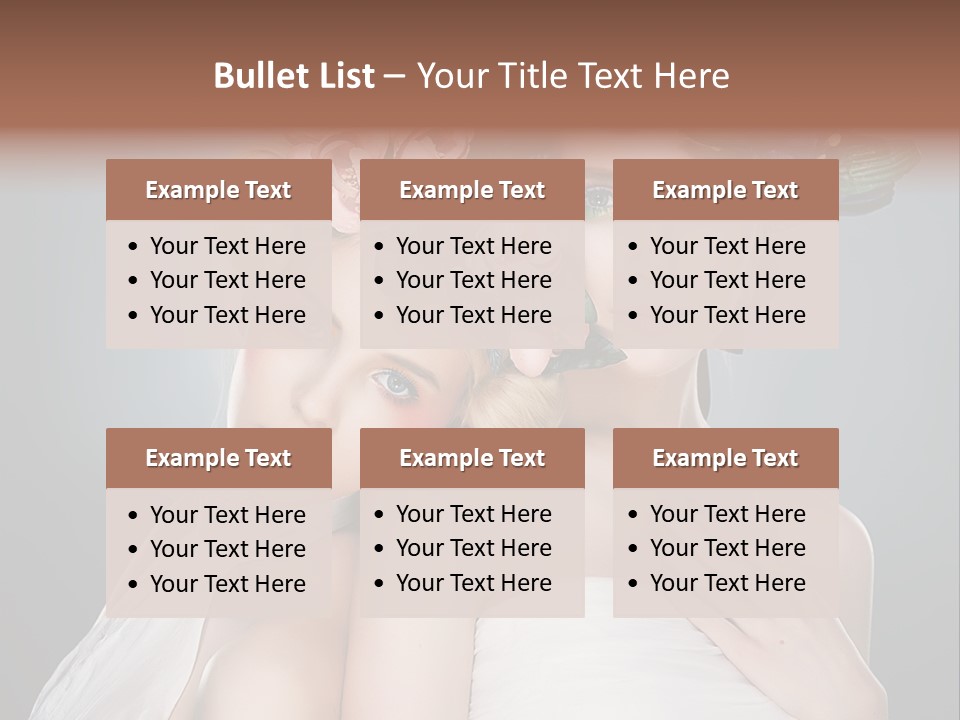 Tempting Coiffure Hairstyle PowerPoint Template