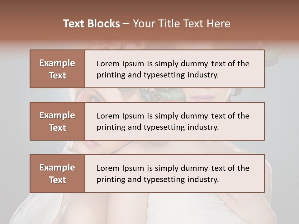 Tempting Coiffure Hairstyle PowerPoint Template