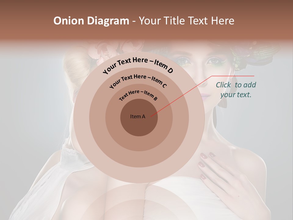 Tempting Coiffure Hairstyle PowerPoint Template