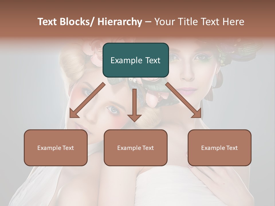 Tempting Coiffure Hairstyle PowerPoint Template