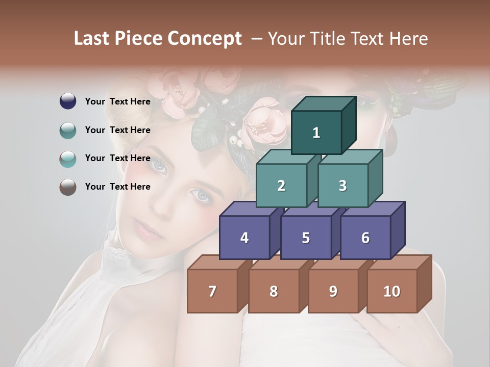 Tempting Coiffure Hairstyle PowerPoint Template