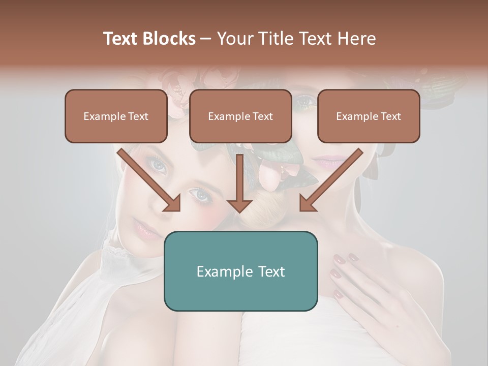 Tempting Coiffure Hairstyle PowerPoint Template