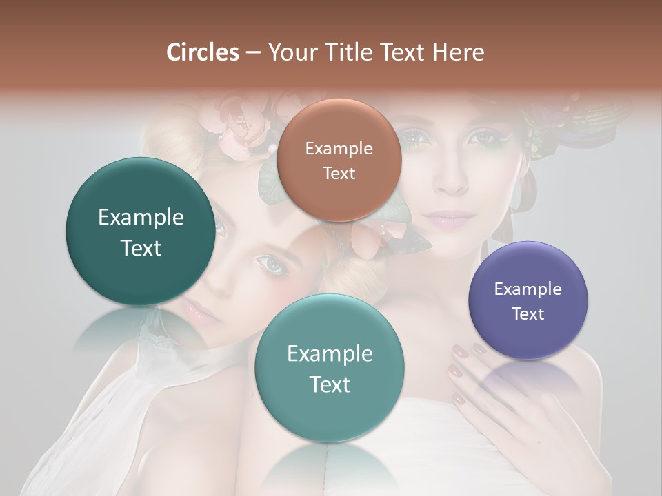 Tempting Coiffure Hairstyle PowerPoint Template