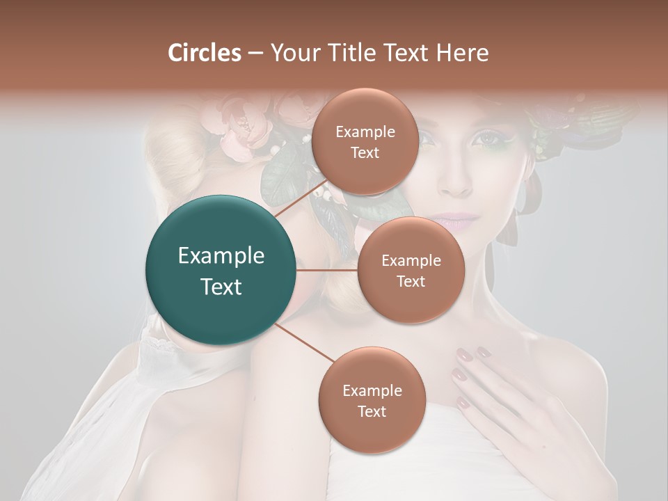 Tempting Coiffure Hairstyle PowerPoint Template