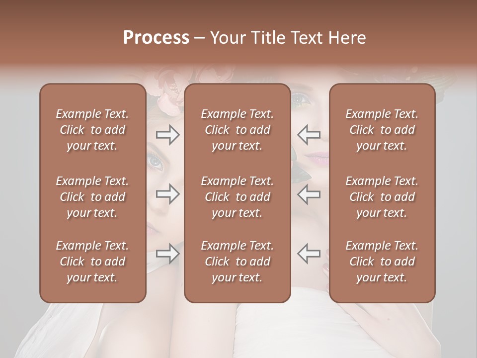 Tempting Coiffure Hairstyle PowerPoint Template