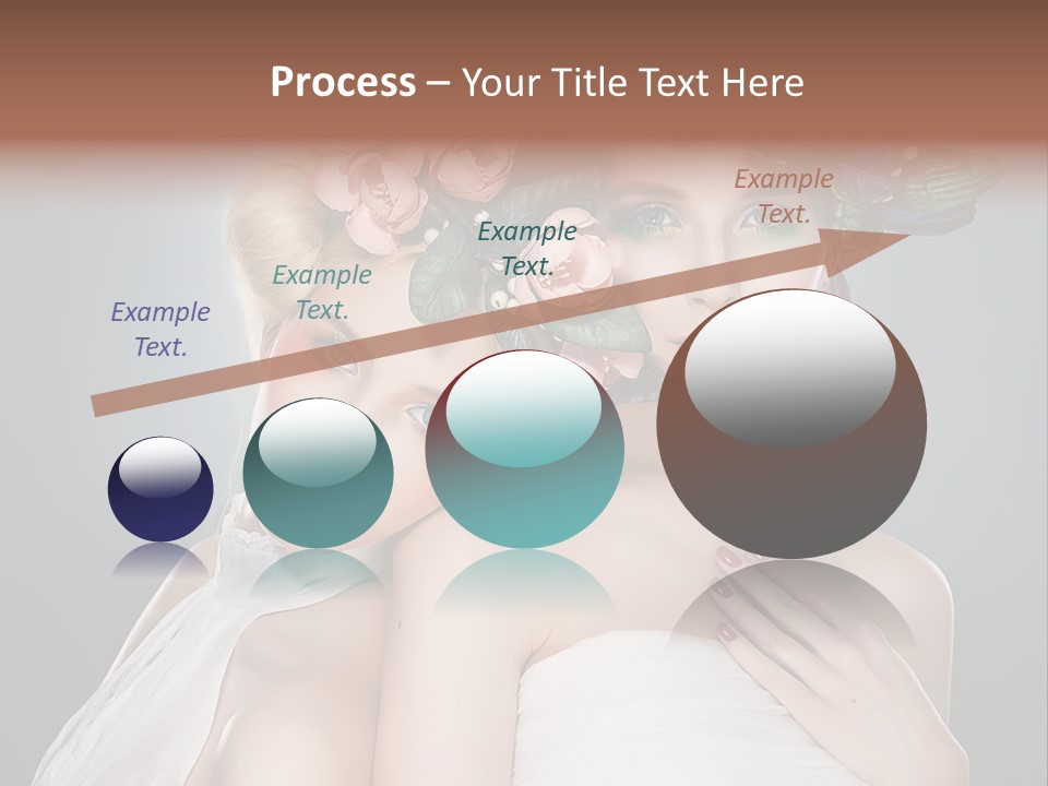 Tempting Coiffure Hairstyle PowerPoint Template