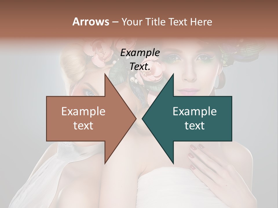 Tempting Coiffure Hairstyle PowerPoint Template