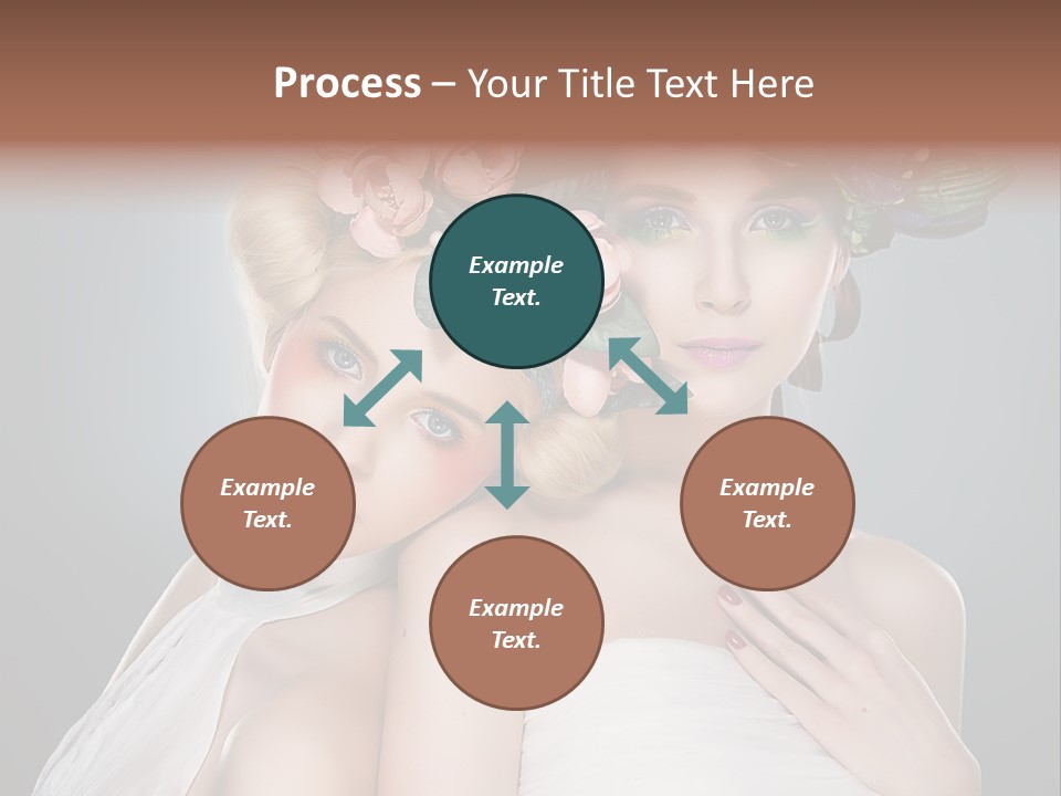 Tempting Coiffure Hairstyle PowerPoint Template