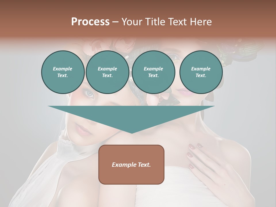 Tempting Coiffure Hairstyle PowerPoint Template