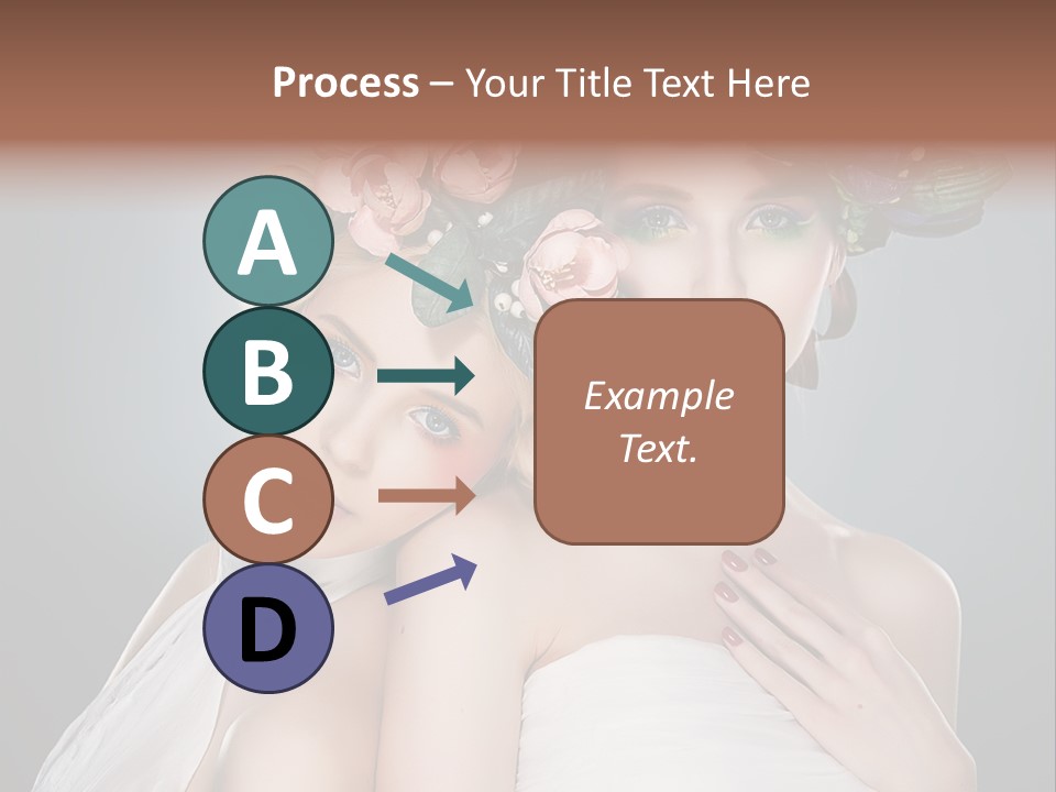 Tempting Coiffure Hairstyle PowerPoint Template