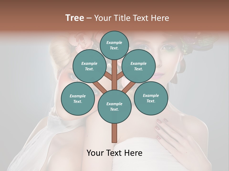 Tempting Coiffure Hairstyle PowerPoint Template