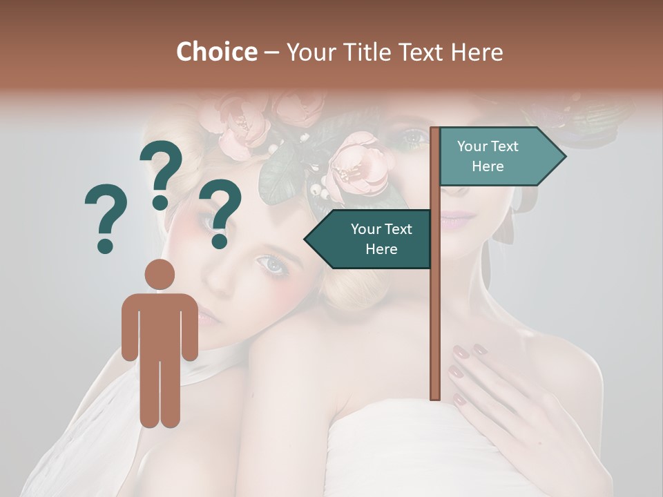 Tempting Coiffure Hairstyle PowerPoint Template