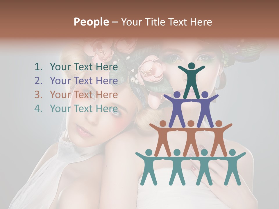 Tempting Coiffure Hairstyle PowerPoint Template