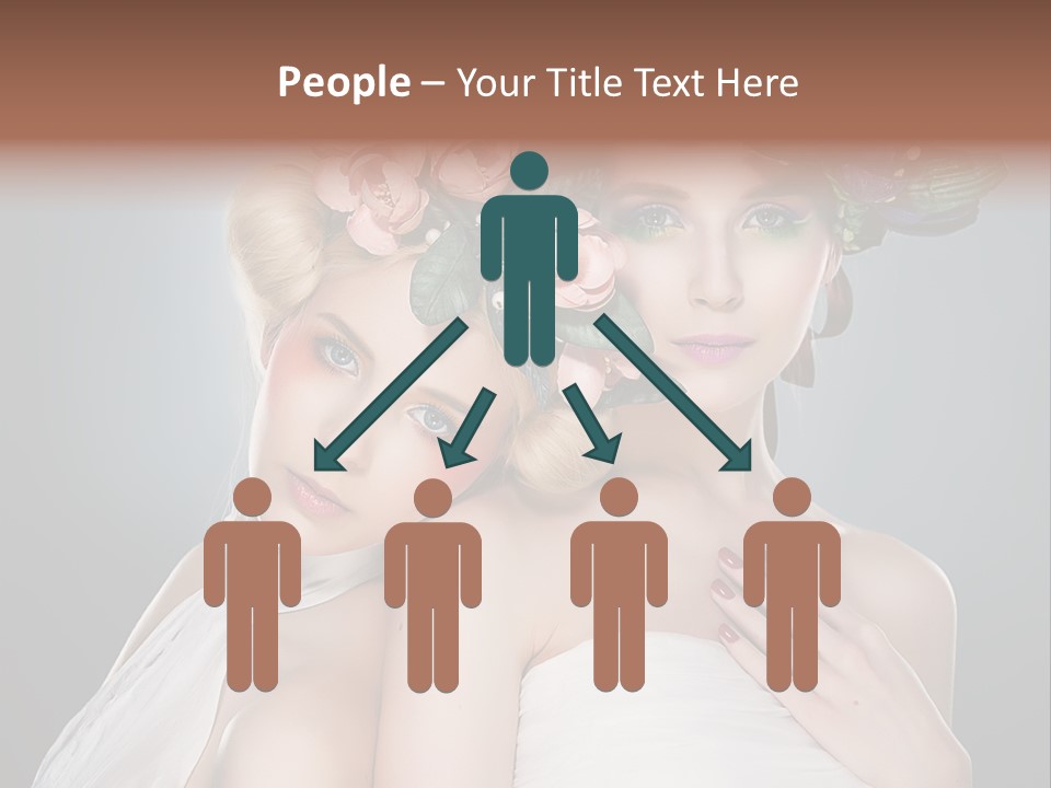 Tempting Coiffure Hairstyle PowerPoint Template