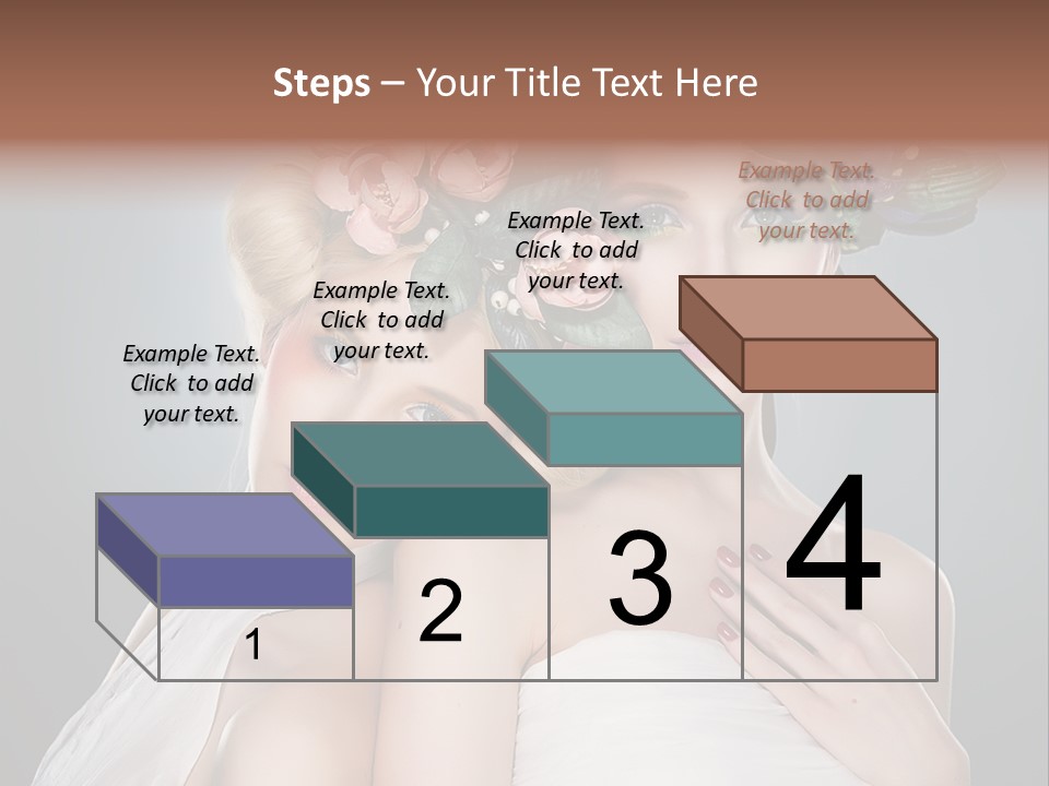 Tempting Coiffure Hairstyle PowerPoint Template