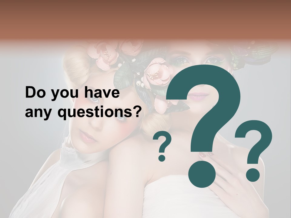 Tempting Coiffure Hairstyle PowerPoint Template