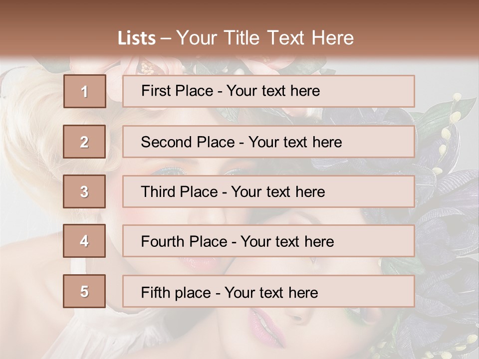 Sexiness Fantasy Holiday PowerPoint Template